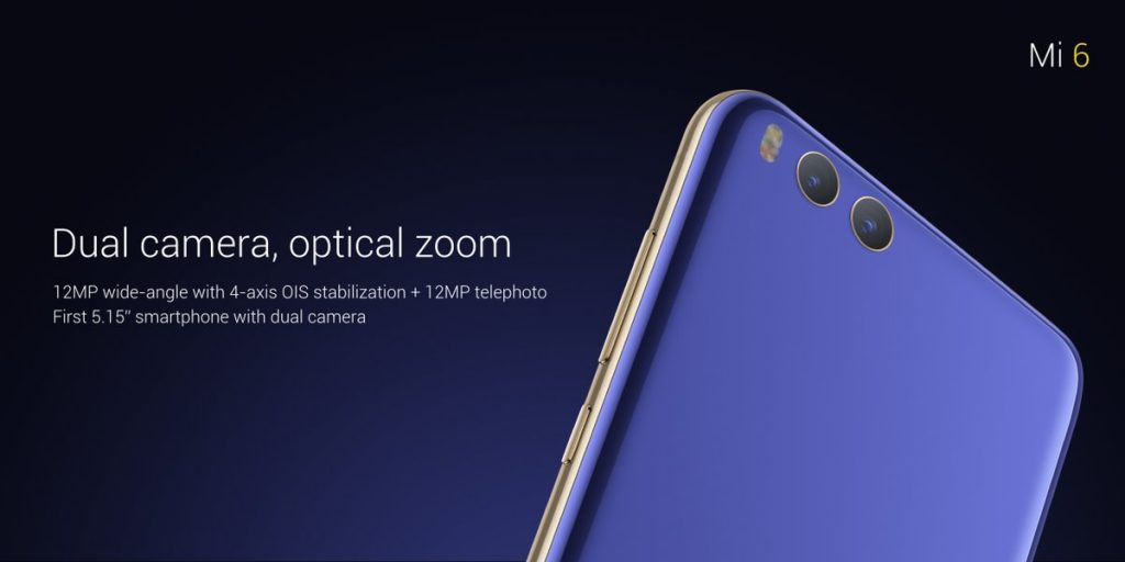 Xiaomi mi 6 dual camera