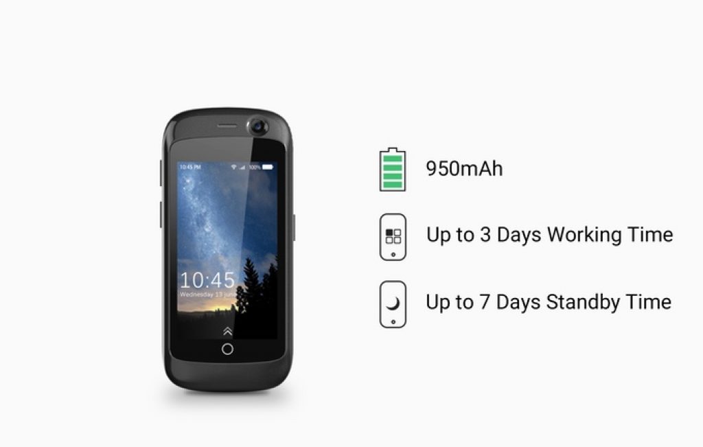 smallest Jelly Unihertz smartphone battery