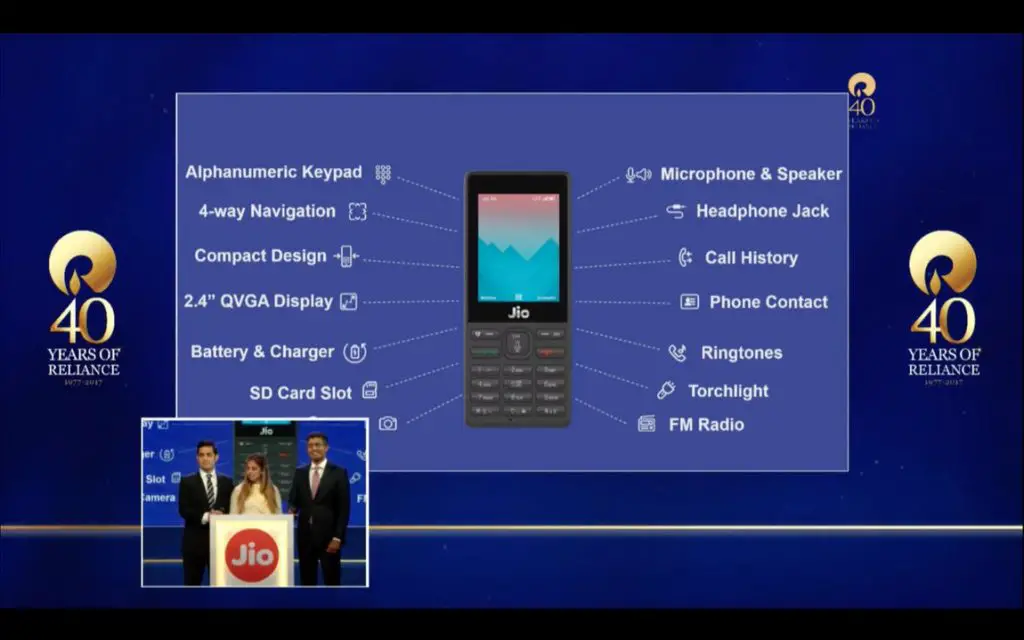 Jio Phone Features