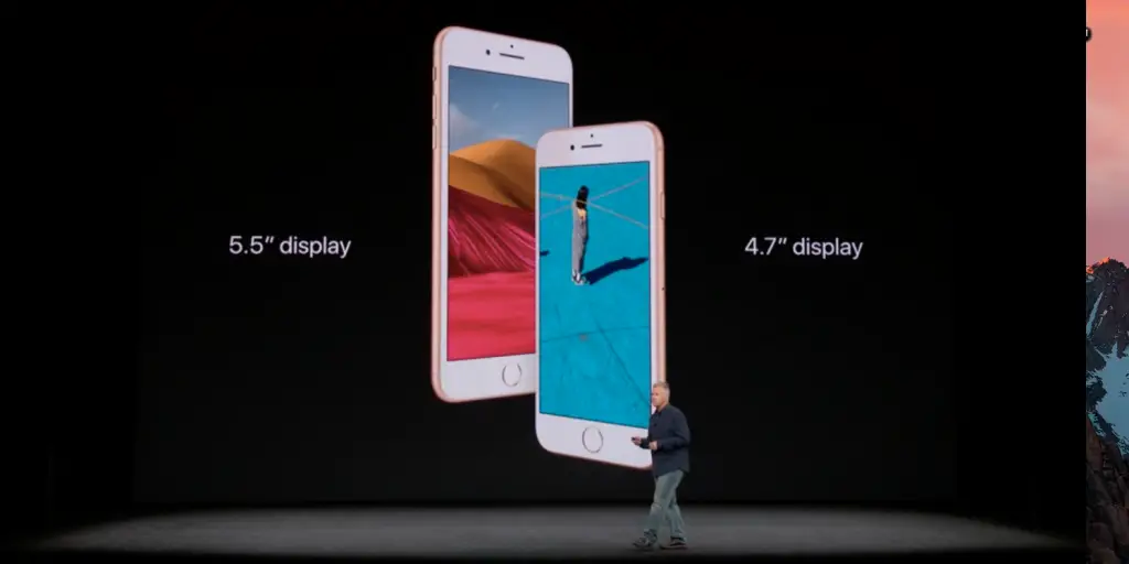 Apple iPhone 8, iPhone 8 Plus display