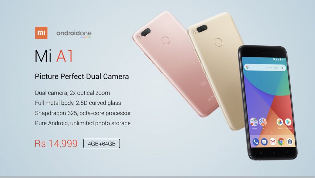 Xiaomi Mi A1 Price in India