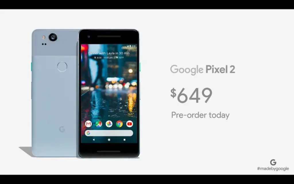 Google Pixel 2 Price in India