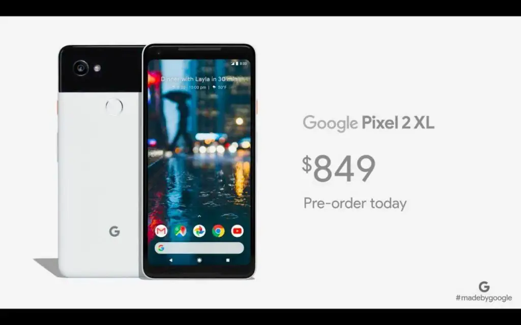 Google Pixel 2 XL Price in India