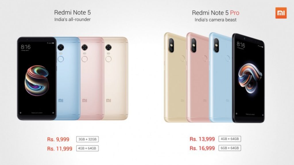 Xiaomi Redmi Note 5, Xiaomi Redmi Note 5 Pro Buy Online Sale Flipkart