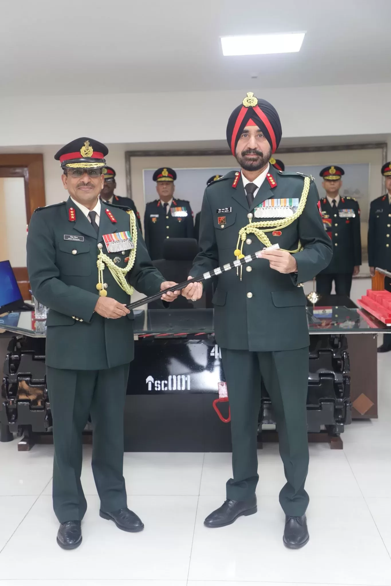 Lt Gen Prit Pal Singh assumed the command of the Sudarshan Chakra Corps