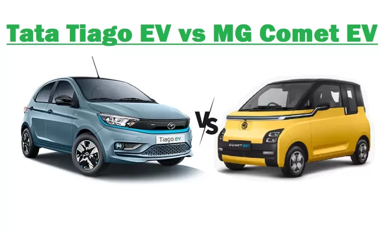 Tata Tiago EV vs MG Comet EV: The Battle of Budget Electric Hatchbacks