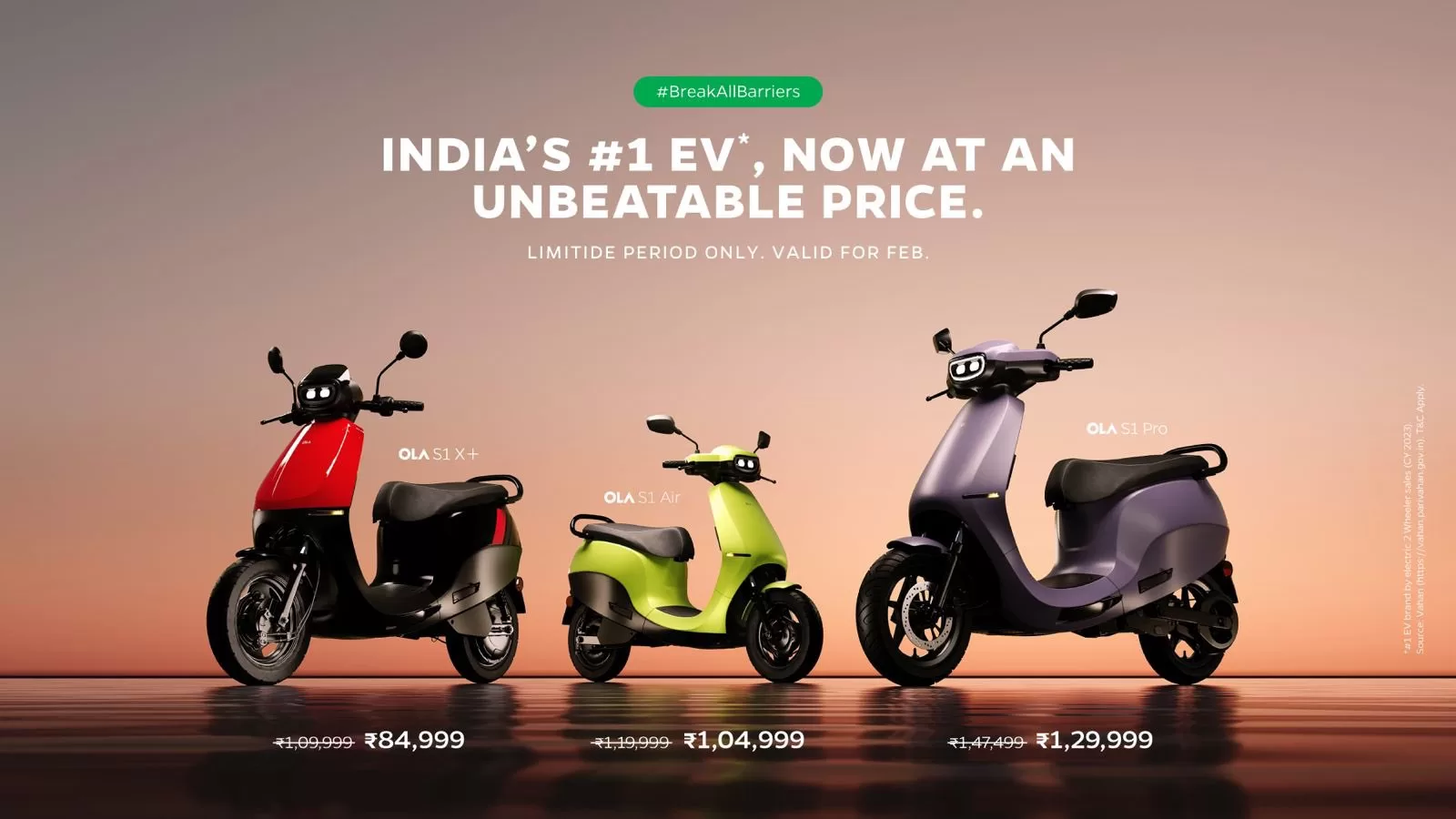 Ola Electric Offers Rs. 25,000 Discount on Valentine's Day
