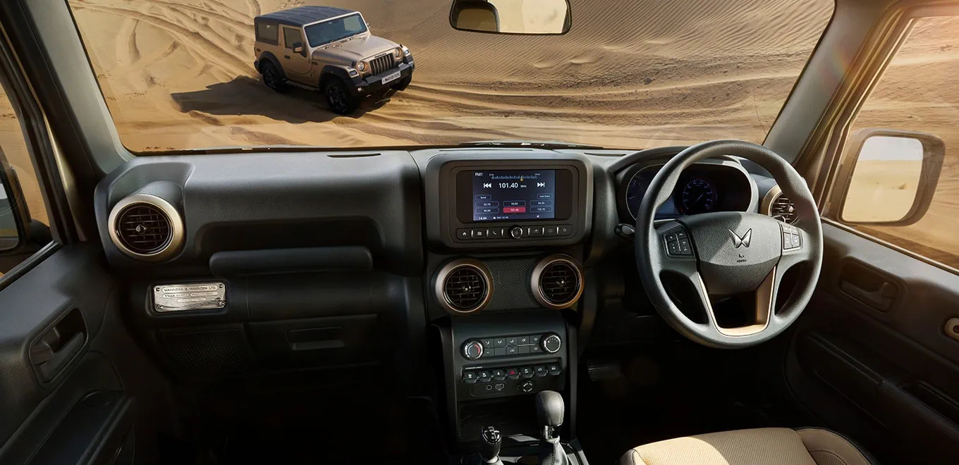 Mahindra Thar Earth Edition- Interior