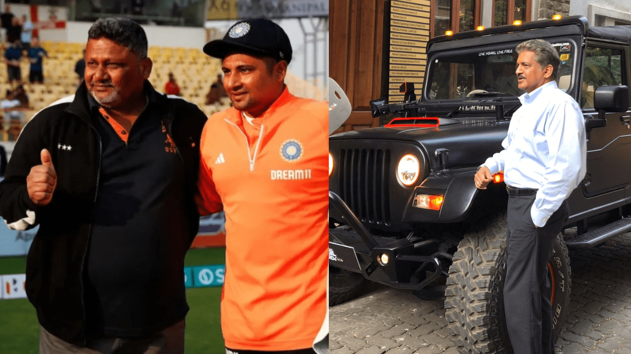 Anand Mahindra Generous Gift to Cricketer Sarfaraz Khan's Father