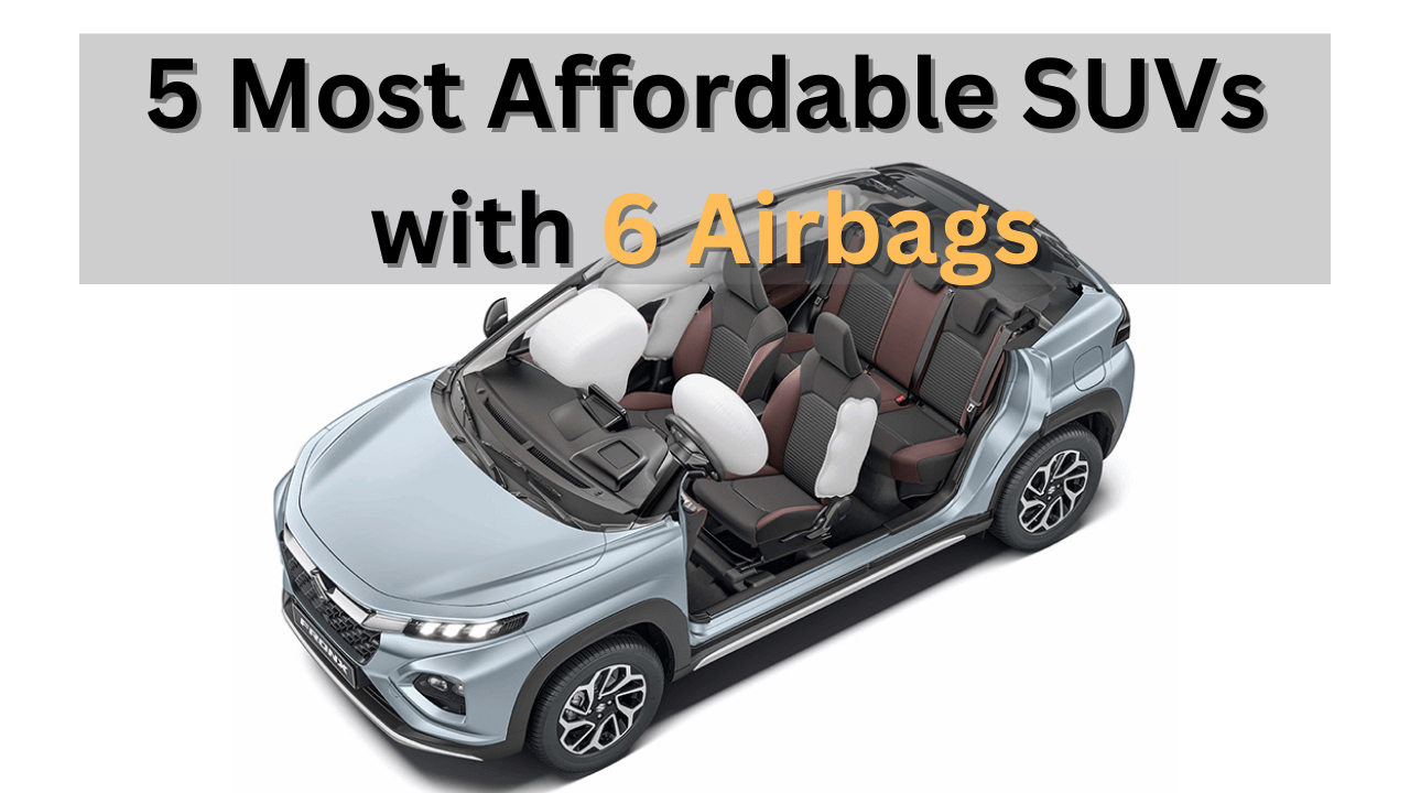 5 Most Affordable SUVs with 6 Airbags