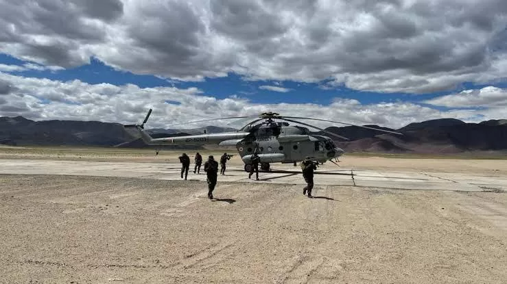 Nyoma air base in Ladakh